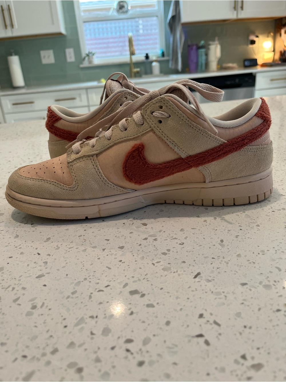Nike Nike Dunk Low Terry Swoosh Sz 10W - Picture 7 of 10
